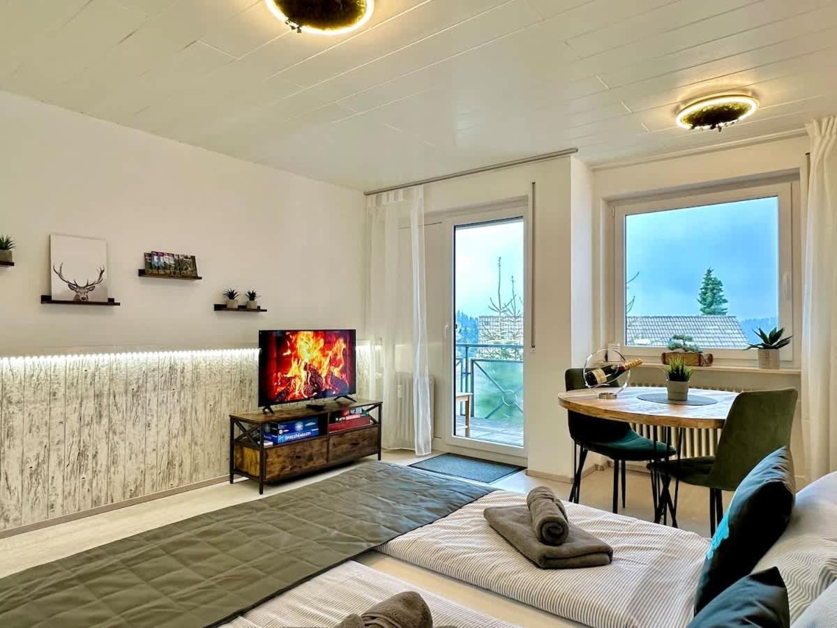 Relaxapartments Black Forest Nature Mit Beheiztem Indoor-Pool Und Sauna - Sonnenbalkon Mit Blick Ins Gruene, Schnelles Internet, Naehe Triberger Wasserfaelle, Fuer Bis Zu 2 Personen Schönwalde 外观 照片